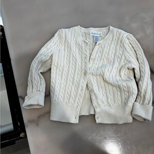 Ralph Lauren Cream Cable Knit Sweater